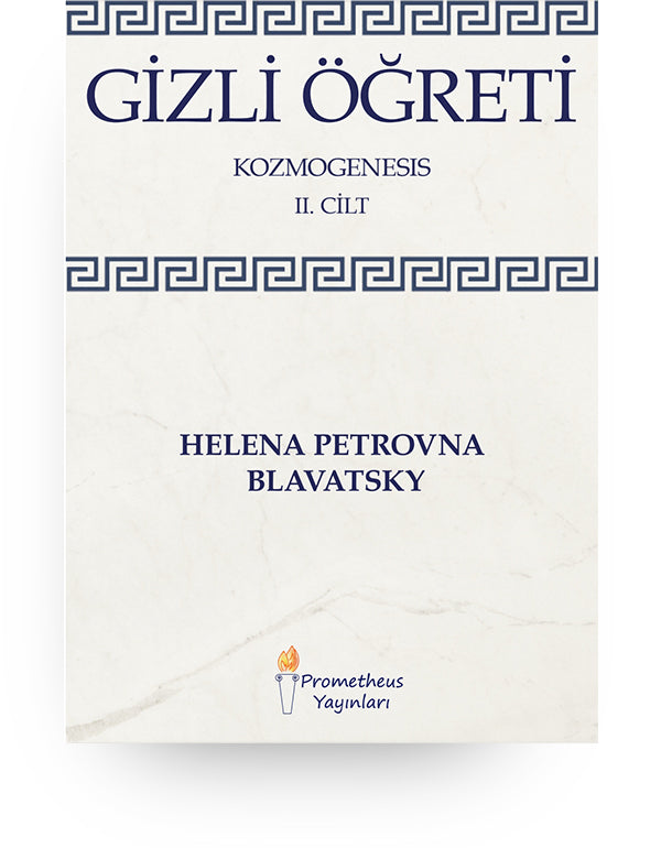 Gizli Öğreti Kozmogenesis II. Cilt - Aktiffelsefe Kültür Yayınları